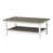 Plateau gris / base blanche