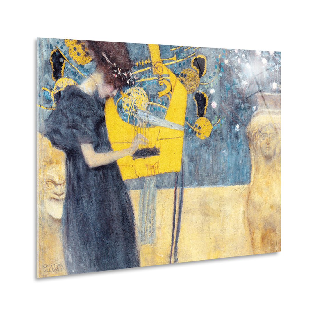 Stoffbild The Music von Gustav Klimt