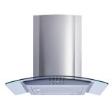 W101C Series 30" 300 CFM Convertible Wall Mount Range Hood With Filter Included