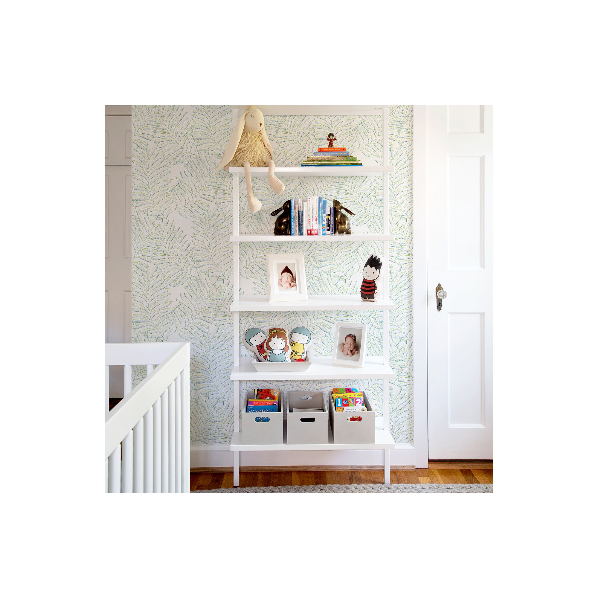 Palmina Modern Floral Wallpaper, Green