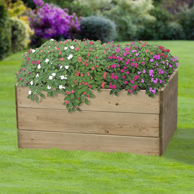 Sela Wooden Raised Bed 60x90cm, Height 45cm