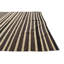 Tapis noir et crème Pegues