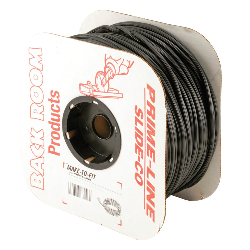 Spline de retenue Prime-Line, 8.85", Noir, 8.75"