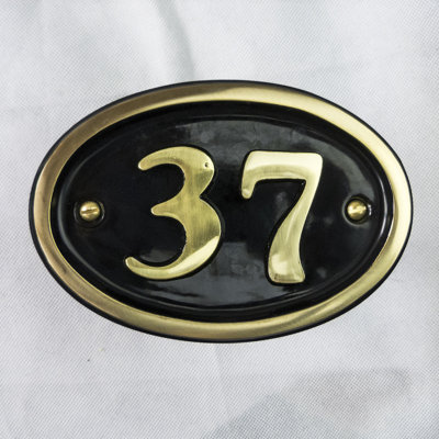 Tyrinia 10cm H Reflective Aluminum House Number