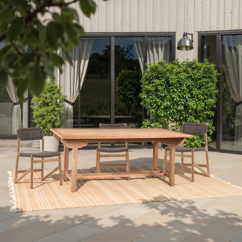 Artest Teak Wood Outdoor Dining Table