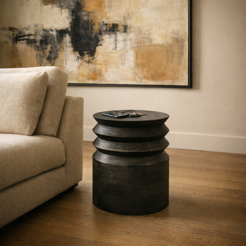 Kindric Solid Wood End Table