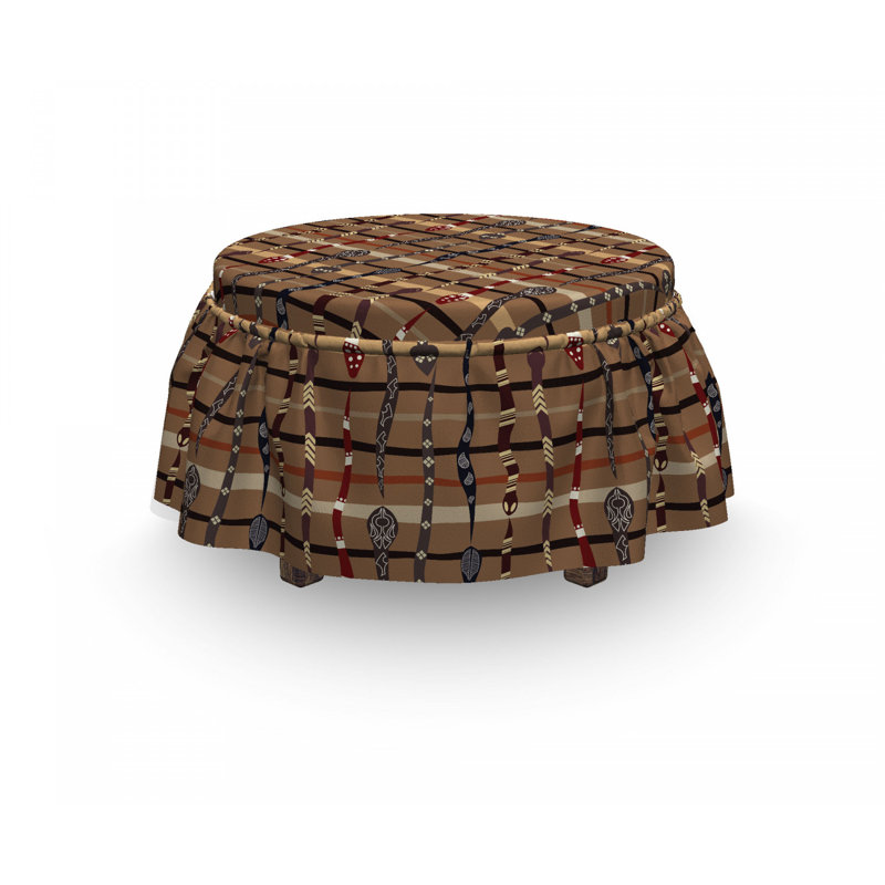 Box Cushion Ottoman Slipcover