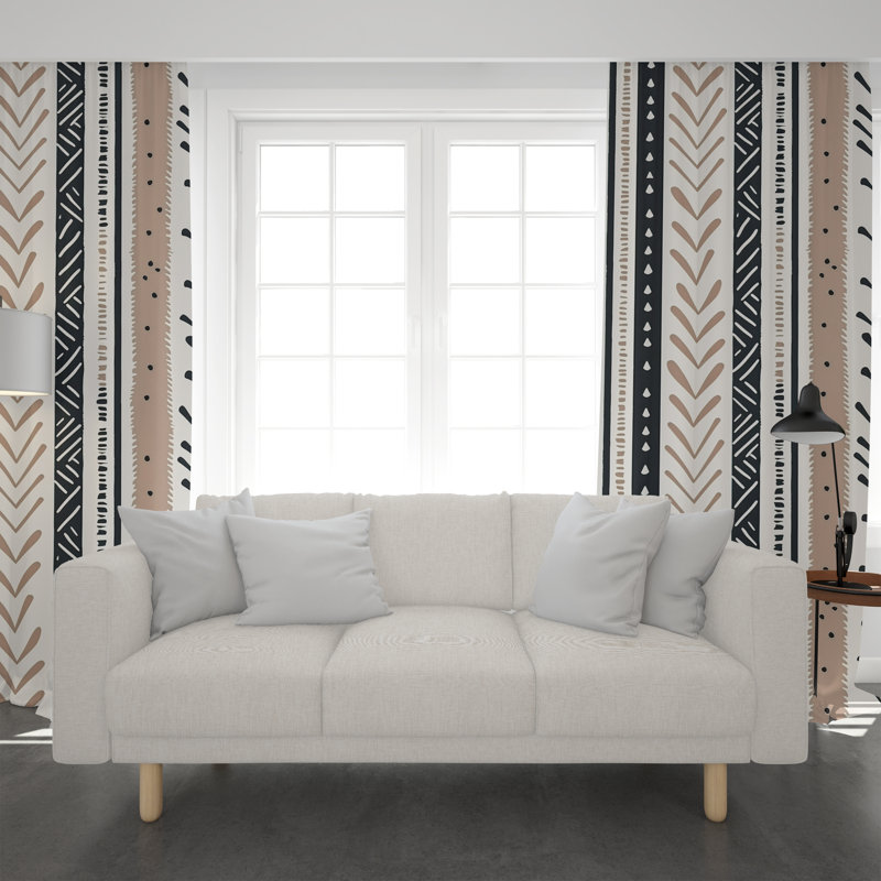 Room Darkening Curtain Pair, 40" W x 82" H