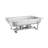Stainless Steel Buffet Catering Dish Set for Home and Outdoor Use, 6-Piece, Keeps Food Fresh and Warm or Cold