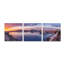 «Epic Art», «Volcanic Sunset» par Darren White, ensemble d'art mural en verre acrylique, ensemble de 3 pièces-102091130