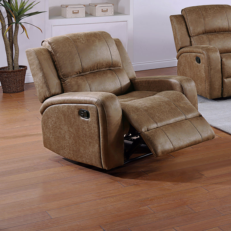 Single Recliner Function, Chestnut