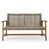 Brown Cushion/Natural Frame