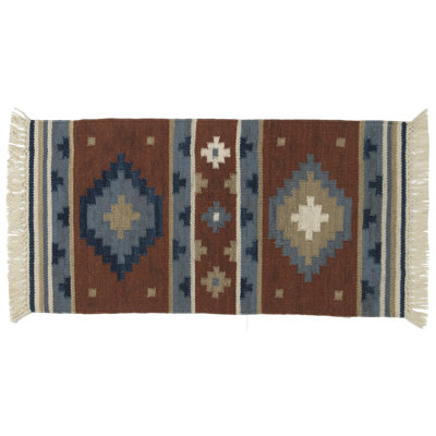 Sabriye Southwestern Hand Knotted Area Rug