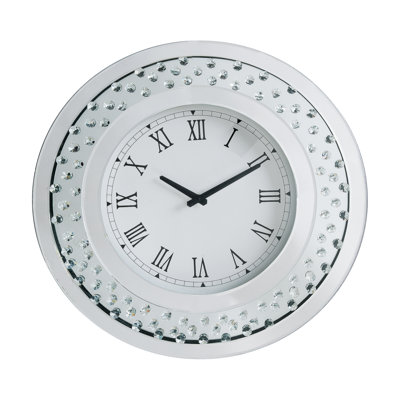 Horloge murale à miroir Kabrina
