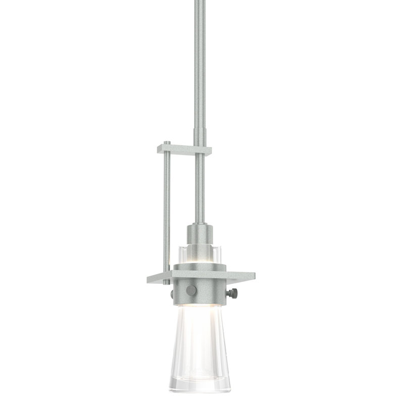 Erlenmeyer Mini Pendant, Medium: 14.8" - 59.8", Vintage Platinum