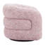 Chaise pivotante raffiner Tweed rose