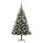Artificial Hinged Christmas Tree with Flocked Snow-1693989637-1693989641