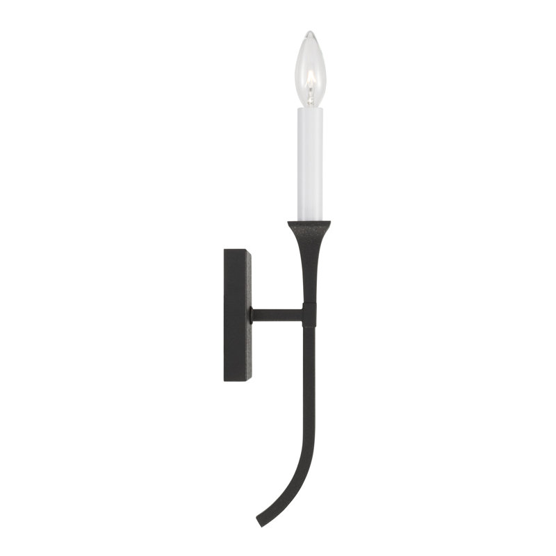 Decklan Steel Candle Wall Light