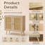 Allory Wicker/Rattan Rectangle Accent Cabinet