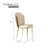 Modern Rectangular Sintered Stone Dining Table Set
