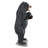Growling Black Bear Life-Size Statue