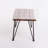 INDUSTRIAL WOOD AND METAL COFFEE TABLE
