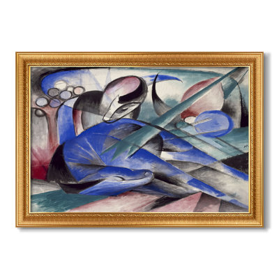 Cheval de rêve (Träumendes Pferd), 1913-Franz Marc-Toile encadrée personnalisée