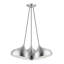 Luminaire suspendu grappe blanc brillant 3 lumières-2035413728