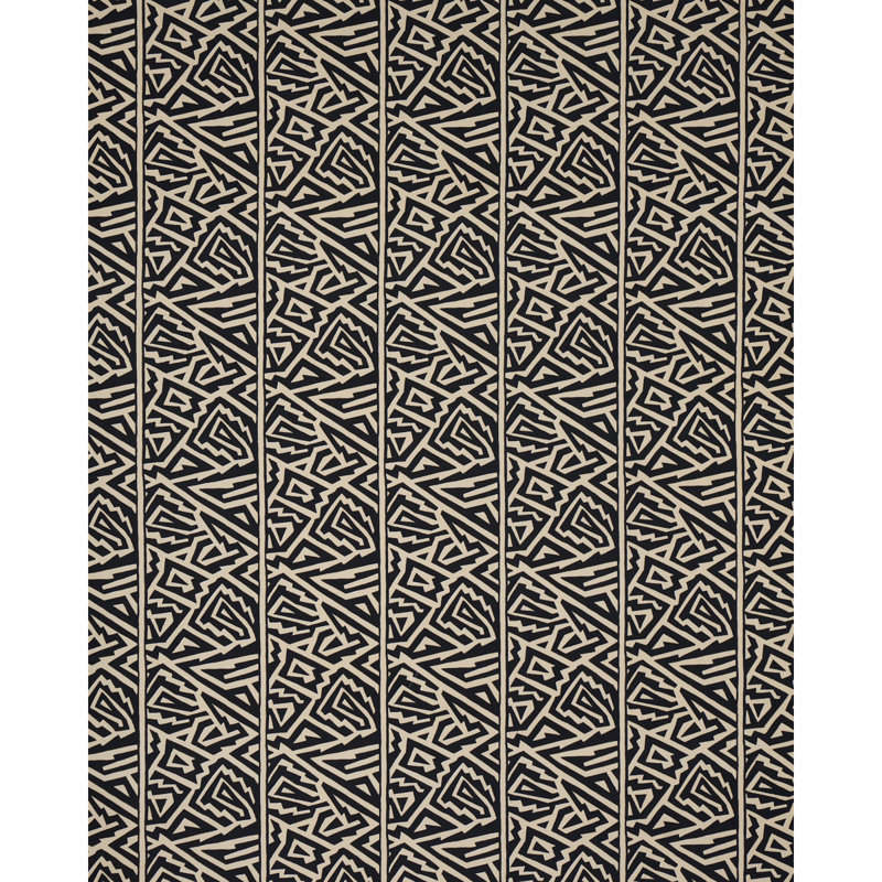 Tissu Schumacher x David Kaihoi, Noir