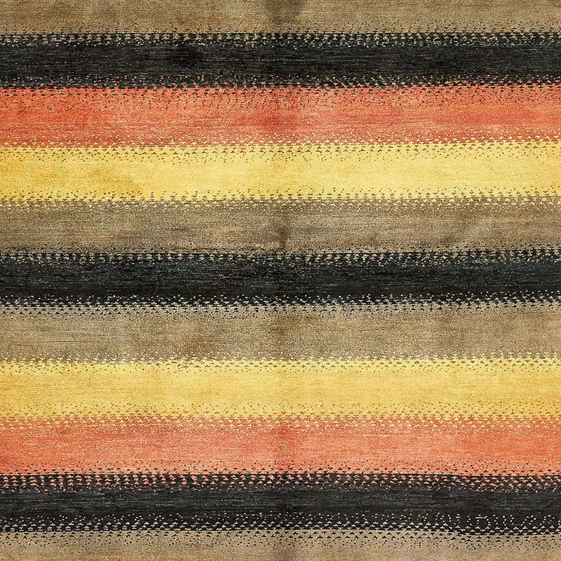 Abstract Indoor Rug, Square 6'
