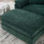 Fauteuil d'appoint rembourré en chenille moderne avec repose-pieds, parfait pour le salon et la chambre à coucher-1147662219