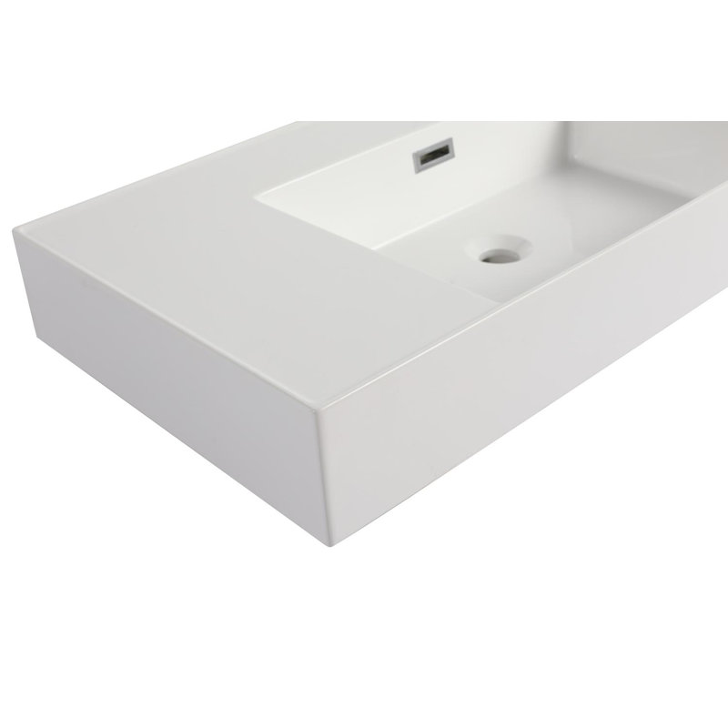 Resin Rectangular Bathroom Sink