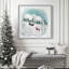 Les joies de Noël dans la neige – Affiche à  encadrer-502581195-502581237