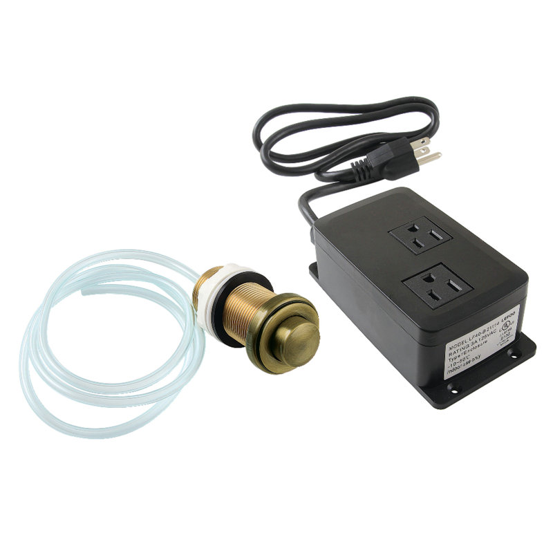 Kingston Brass Trimscape Dual Outlet Garbage Disposal Air Switch Kit