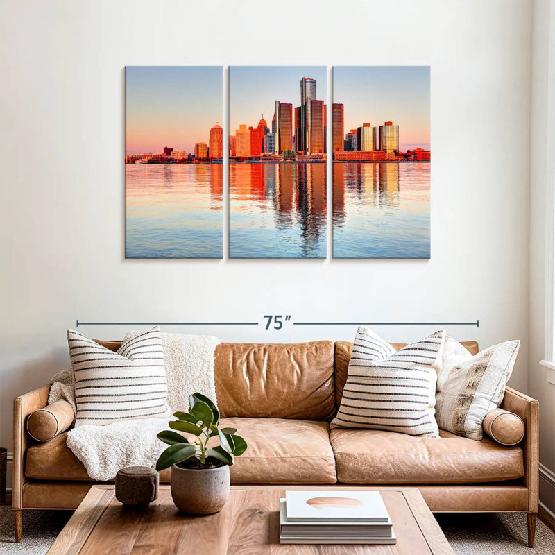 Rorry Michigan Sunset Glow, 36" H x 57" W