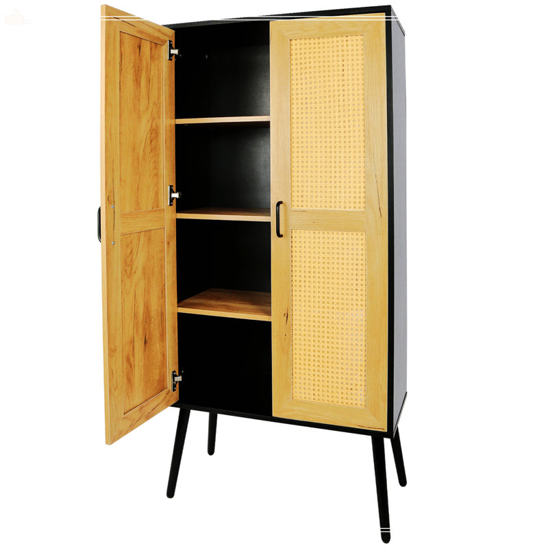 Armoire de rangement avec tablette Waldroup