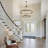 47 Inch Large Black Wagon Wheel Chandelier 2 Tier 56-lights Farmhouse Chandelier High Ceiling Chandelier