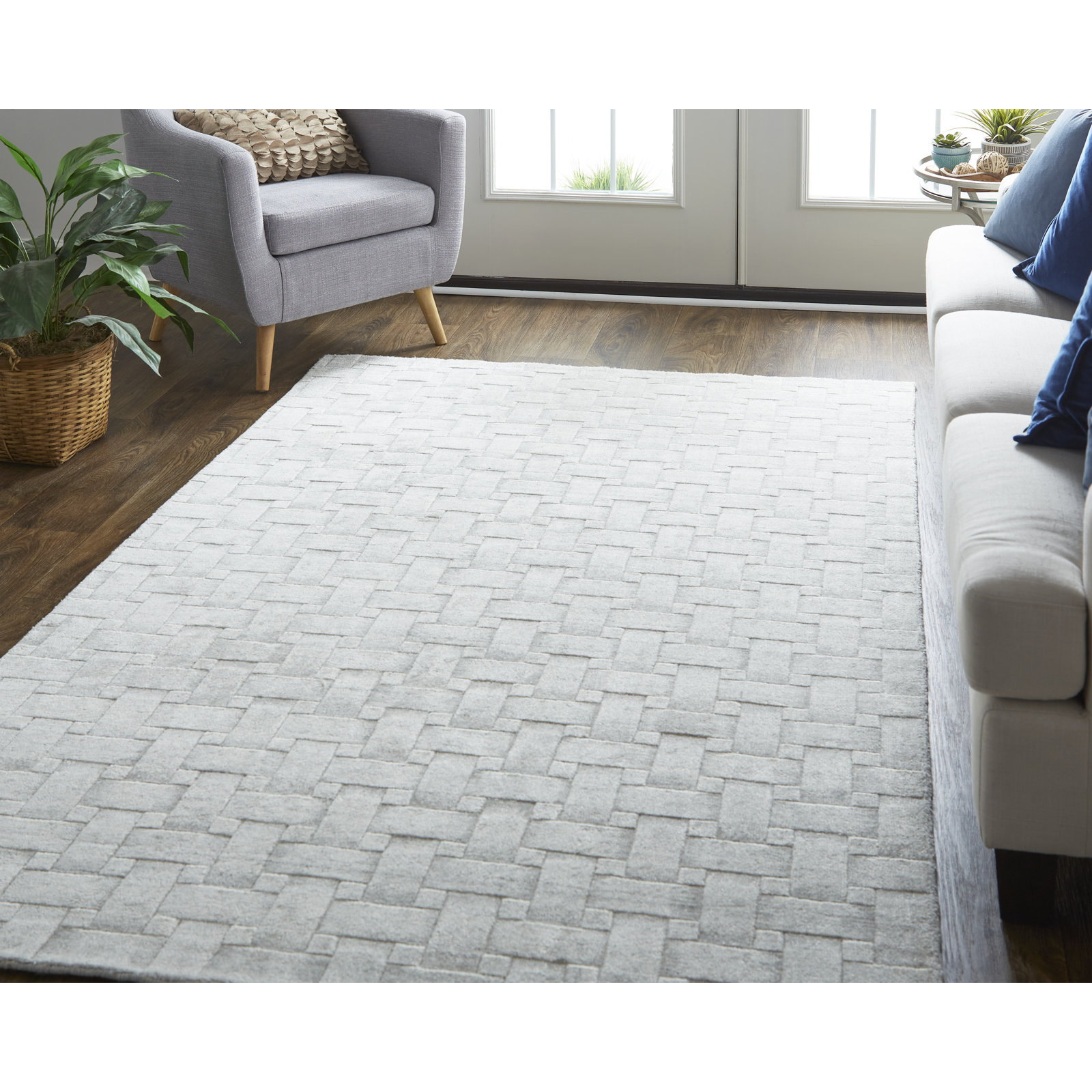 Kentoria Hand-Woven Rug, Rectangle 9' x 12'
