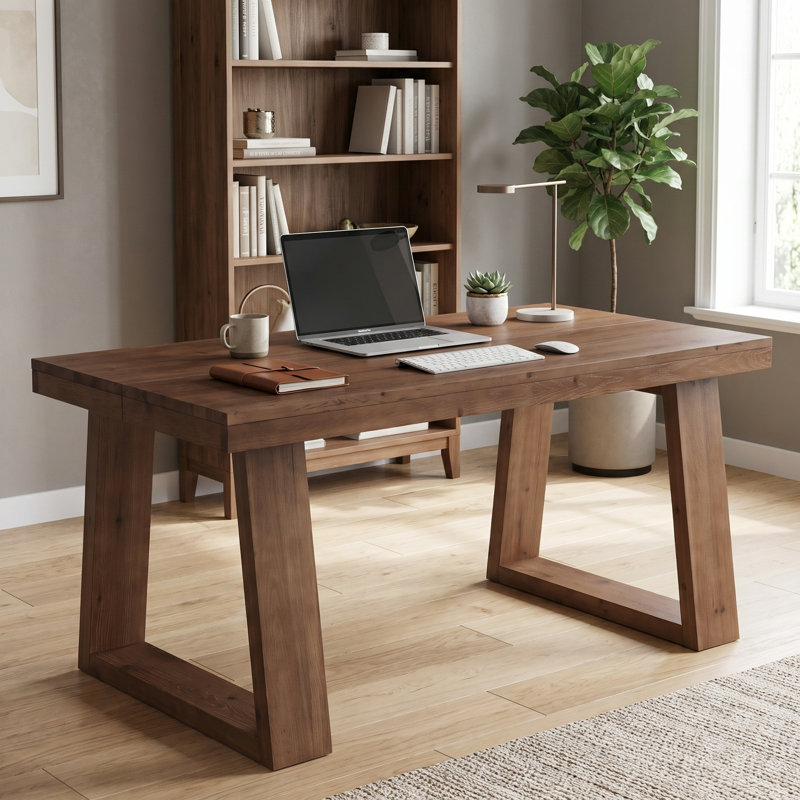 Solid Wood Executive Desk