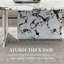 Table basse ovale en marbre véritable 35,4 po Modern-1990050026