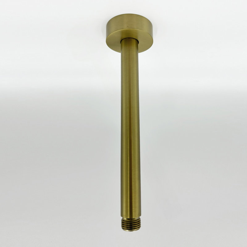 Bras de douche de plafond avec bride, raccordement universel pour bras de douche à pluie, pour pomme de douche à pluie fixe, acier inoxydable 304, accessoires de salle de bain