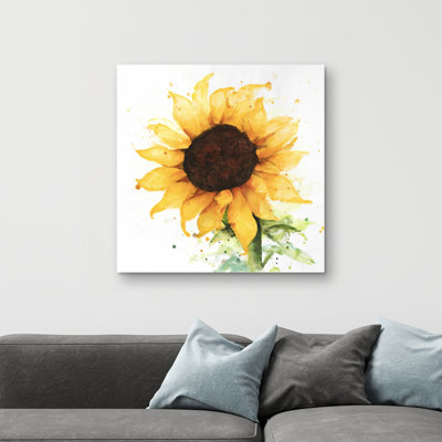 Sunflower - 32"x32" art on canvas