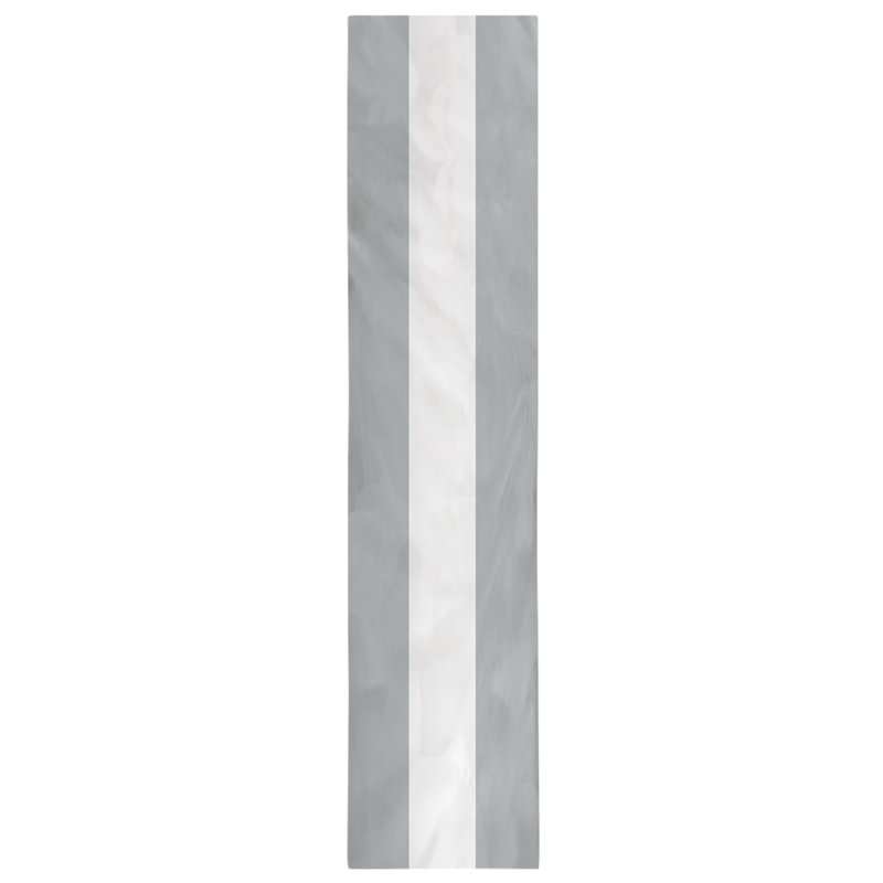 Las Vegas Football Stripes Table Runner, 72" L x 16" W, Dark Gray, Polyester