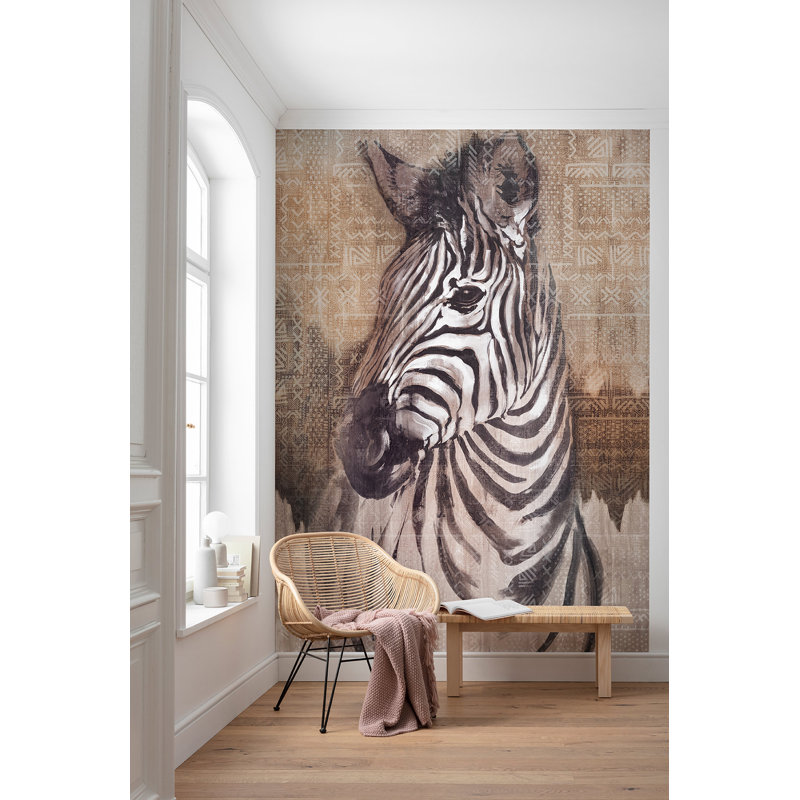 Panneau mural 4 panneaux L 8,2 pi x l 78,8 po Zebra