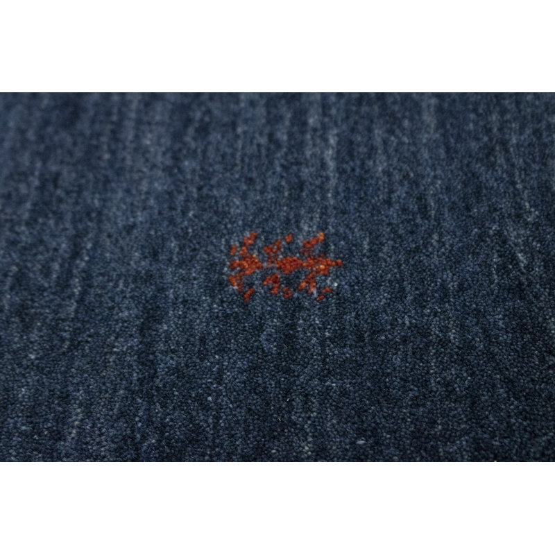 Tapis oriental multicolore à rayures multicolores 6 x 8 Indo-Gabbeh