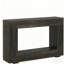 Console de style campagne moderne 47 po avec structure en métal robuste, mobilier haut de gamme haut de gamme