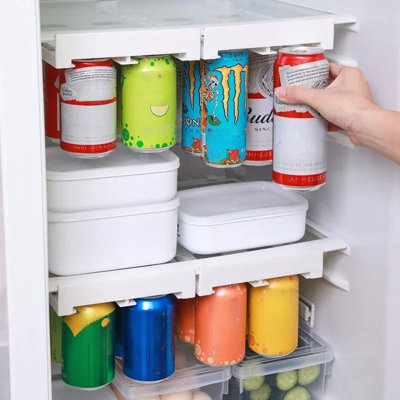 Support de canette de soda suspendu pour réfrigérateur réglable de 2,09 po de diamètre