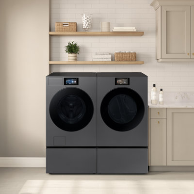 Samsung Bespoke Wide Laundry Pedestal with Storage Drawer