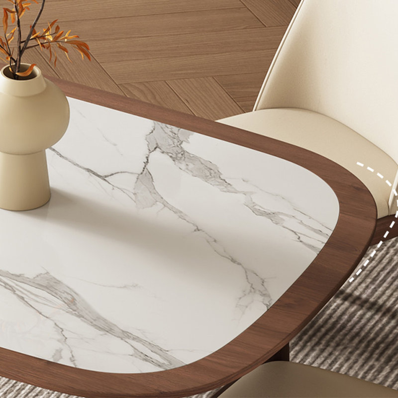 Ensemble de table de salle à manger simple en bois massif., H 29,53 po x L 62,99 po x l 35,43 po