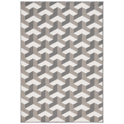 Hikeem Performance Geometric Rug